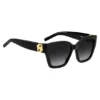Sonnenbrille aus schwarzem Acetat mit Double-B-Monogramm