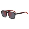 Sonnenbrille mit Doppelbrücke und zweifarbigen Bügelenden