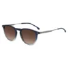 Sonnenbrille mit Farbverlauf in blauem Acetat