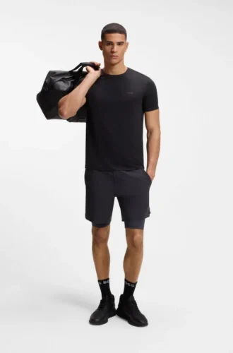 Sportliche, schnell trocknende Shorts mit Lagen-Design