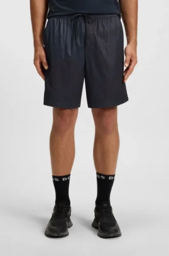 Sportliche Shorts mit Allover-Print