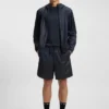 Sportliche Shorts mit Allover-Print
