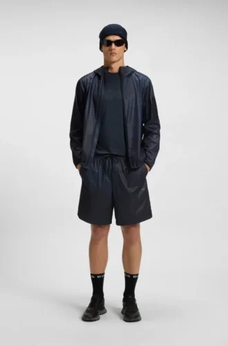 Sportliche Shorts mit Allover-Print