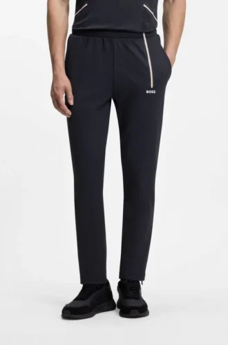 Sportliche Trainingshose aus thermoregulierendem Stretch-Gabardine