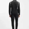 Sportliches Sweatshirt mit Reißverschluss aus Stretch-Gabardine