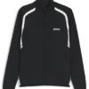 Sportliches Sweatshirt mit Reißverschluss aus Stretch-Gabardine