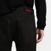 Stay-Black-Jeans in Tapered-Fit aus Stretch-Denim