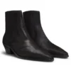 Stiefeletten aus Ponyhaar-Leder