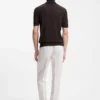 Strick-Polo aus Schurwolle