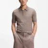 Strick-Pullover mit verdeckter Knopfleiste