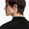 Strick-Pullover mit verdeckter Knopfleiste