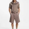 Strick-Pullover mit verdeckter Knopfleiste