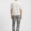 Strick-Pullover mit verdeckter Knopfleiste Strick-Pullover mit verdeckter Knopfleiste