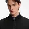 Strickjacke aus Baumwolle mit Logo-Detail