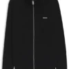 Strickjacke aus Baumwolle mit Logo-Detail