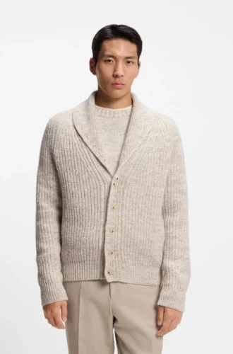 Strickjacke aus Kaschmir und Wolle