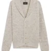 Strickjacke aus Kaschmir und Wolle
