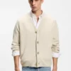 Strickjacke aus Schurwolle in lockerer Passform
