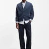 Strickjacke aus Schurwolle in lockerer Passform