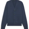 Strickjacke aus Schurwolle in lockerer Passform