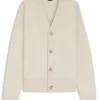 Strickjacke aus Schurwolle in lockerer Passform