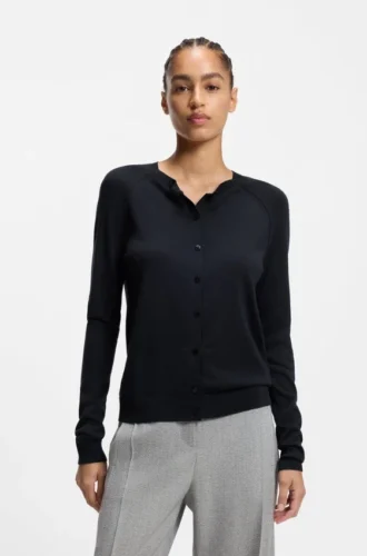 Strickjacke aus superfeiner Merinowolle