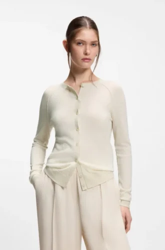 Strickjacke aus superfeiner Merinowolle