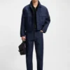 Strickjacke in Regular-Fit mit Reißverschluss vorne