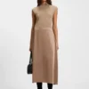 Strickkleid mit Satinrock