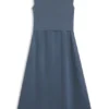Strickkleid mit Satinrock