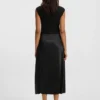 Strickkleid mit Satinrock