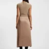 Strickkleid mit Satinrock