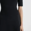 Strickkleid mit Skipperkragen