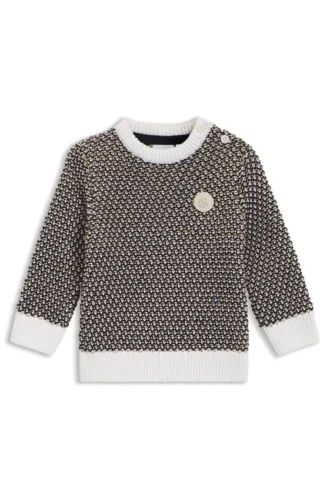Strickpullover für Kinder mit Double-B-Monogramm