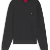 Strickpullover mit gestapeltem Logo