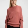 Strickpullover mit gesticktem Logo