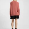 Strickpullover mit gesticktem Logo