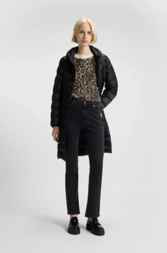 Strickpullover mit Leoparden-Jacquard