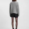 Strickpullover mit markanter Rippenstruktur