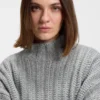 Strickpullover mit markanter Rippenstruktur