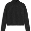 Strickpullover mit markanter Rippenstruktur