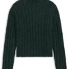 Strickpullover mit markanter Rippenstruktur