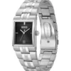 Strivo-Uhr aus Edelstahl mit Streifendetail