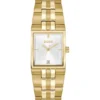 Strivo-Uhr in Goldoptik mit Streifendetails Strivo-Uhr in Goldoptik mit Streifendetails