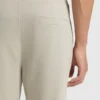 Sweathose aus Baumwollfrottee mit Logo-Patch