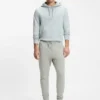Sweathose aus Baumwollfrottee mit Logo-Patch