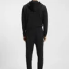 Sweathose aus Baumwollfrottee mit Logo-Patch