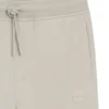 Sweathose aus Baumwollfrottee mit Logo-Patch
