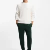 Sweathose mit Bündchen aus Baumwollfrottee mit Logo-Print