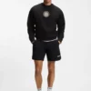 Sweatshirt aus Baumwoll-Frottee mit Tennis-Motiv